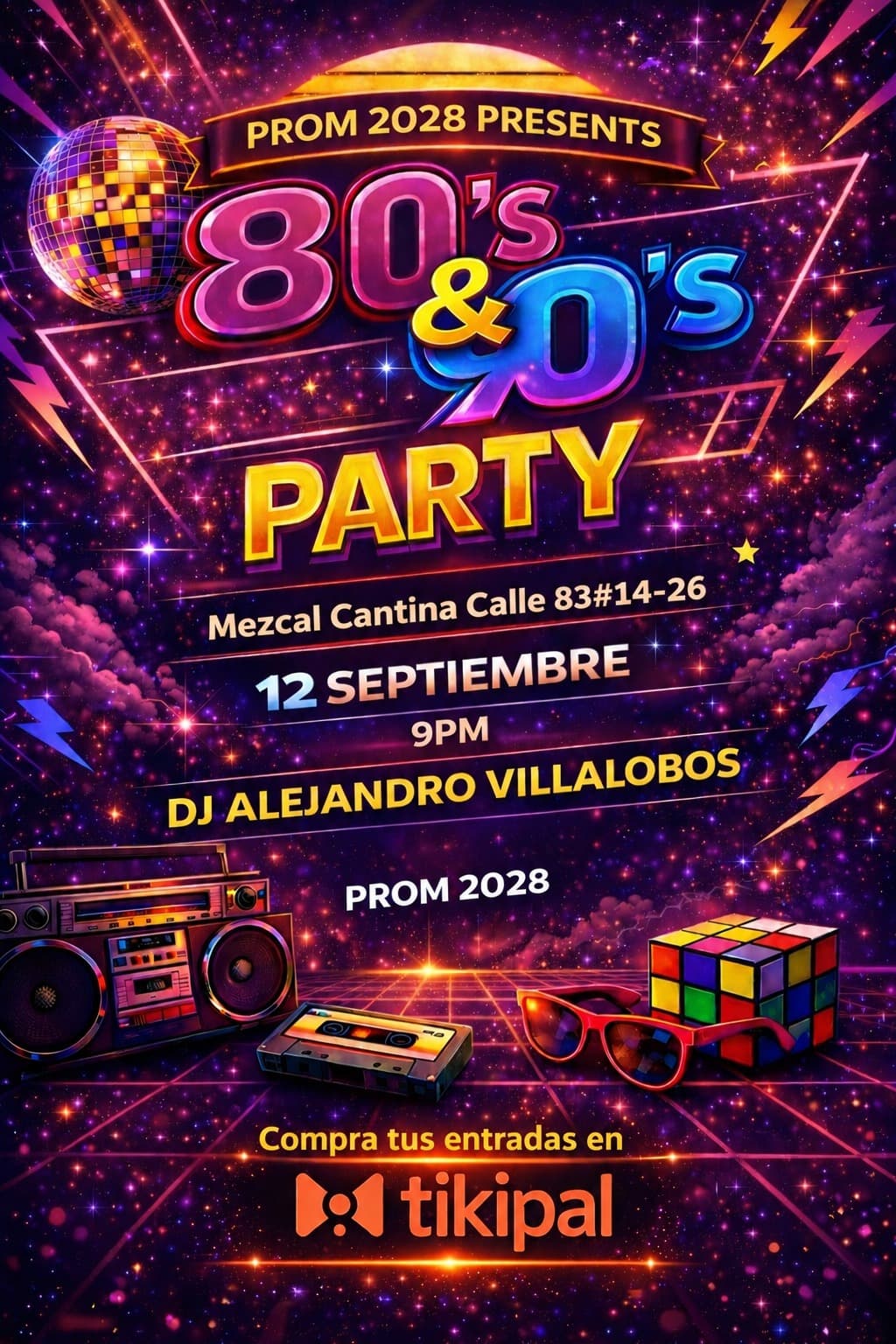 Prom 2028 - 80s & 90s Party-cover